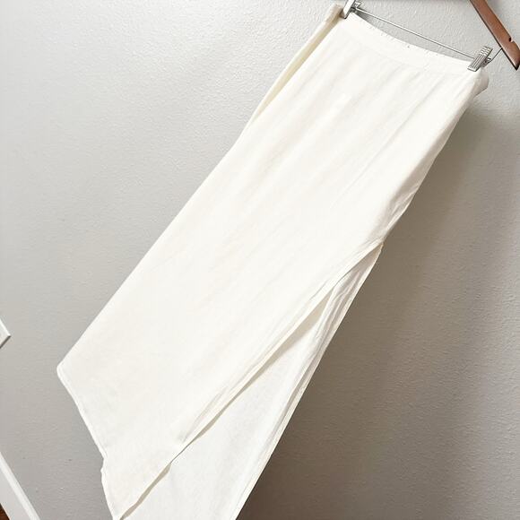 Anthro X Celandine Linen-Blend Side-Slit
Maxi Skirt‎ women’s size medium NEW - Picture 5 of 11